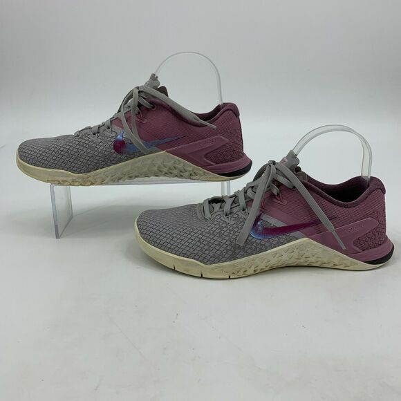Nike Running Shoes Womens Size 8.5 Metcon 4 XD Athletic Training Gray True Berry - Picture 4 of 11